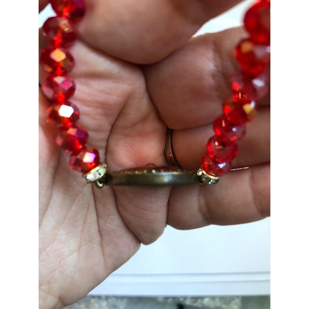 Kirks Folly Red Sun Face Bracelet - Picture 9 of 10